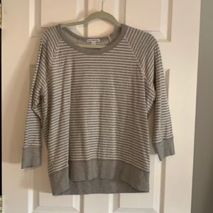 James Perse striped gray sweatshirt—4